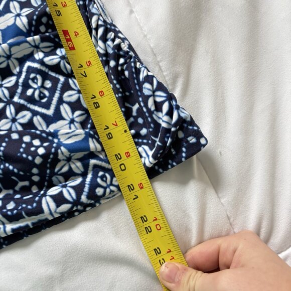 Tommy Bahama Womens Size Small Navy Tankini Blue White Summer Beach Bathing Suit - Picture 4 of 8